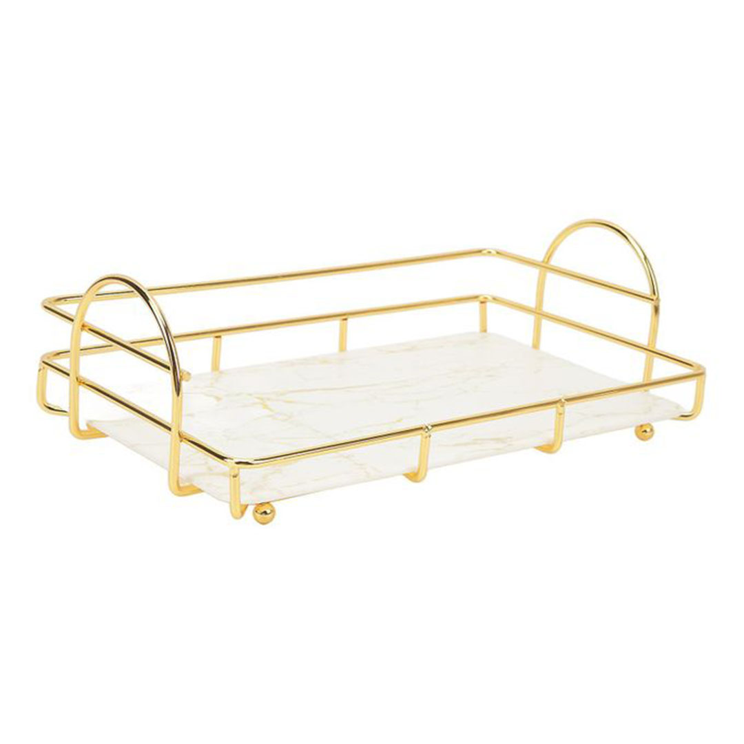 منظم مودرن بإطار ذهبي - 30×10×20