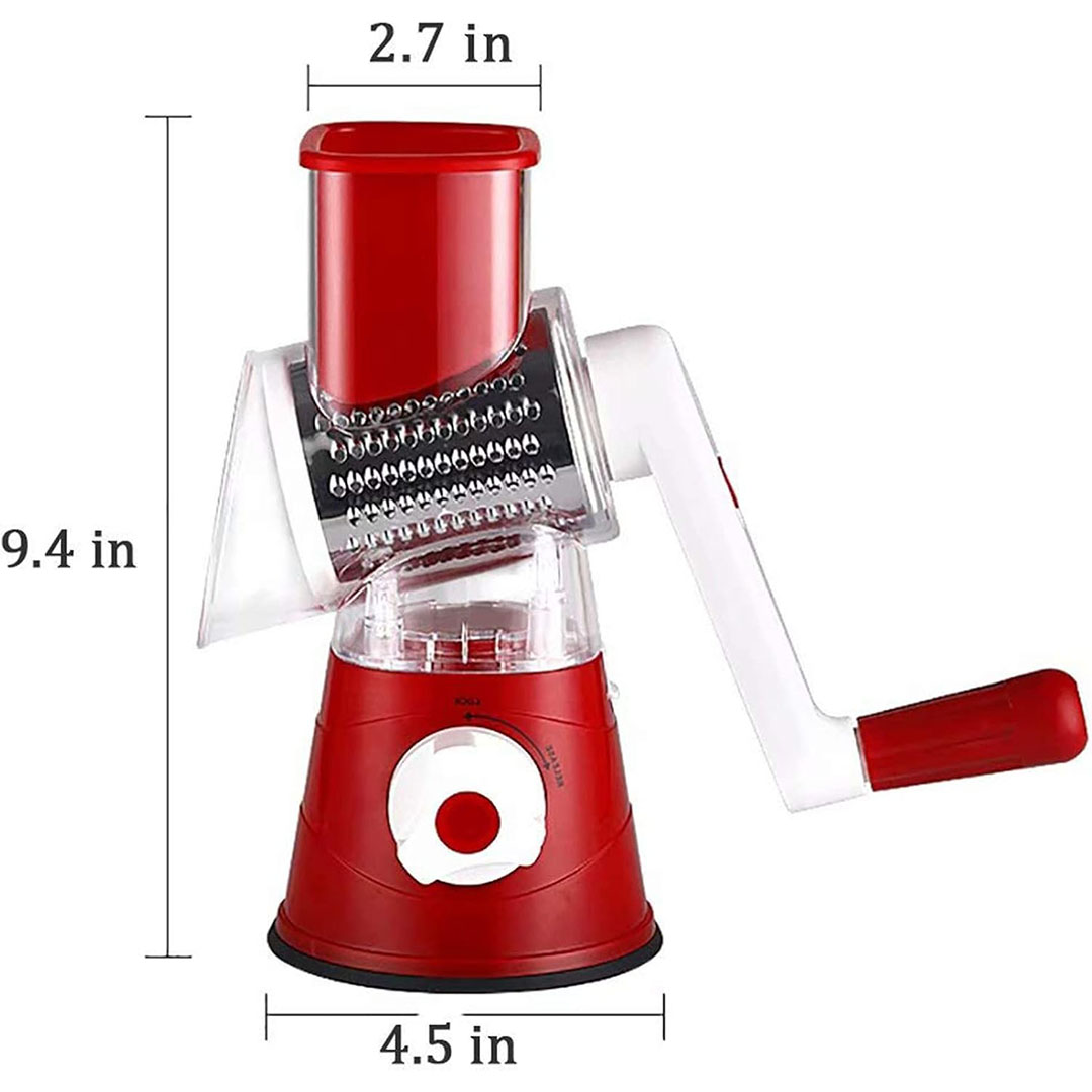 مبشرة الجبن والخضراوات - أحمر