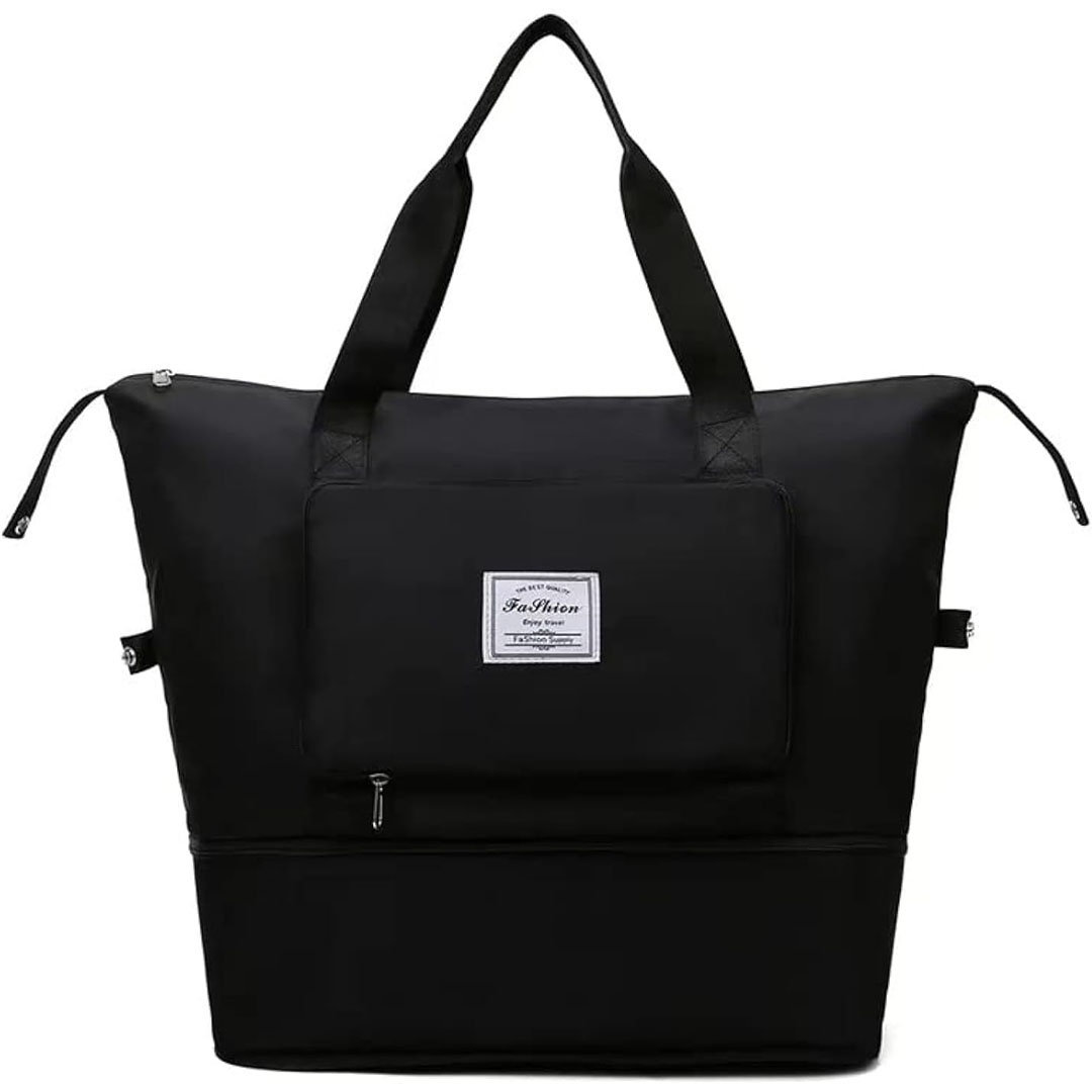 شنطة كبيرة خفيفة الوزن ومقاومة للماء - أسود
