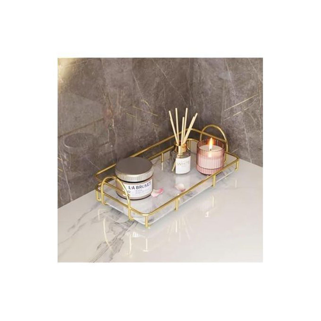 منظم مودرن بإطار ذهبي - 30×10×20