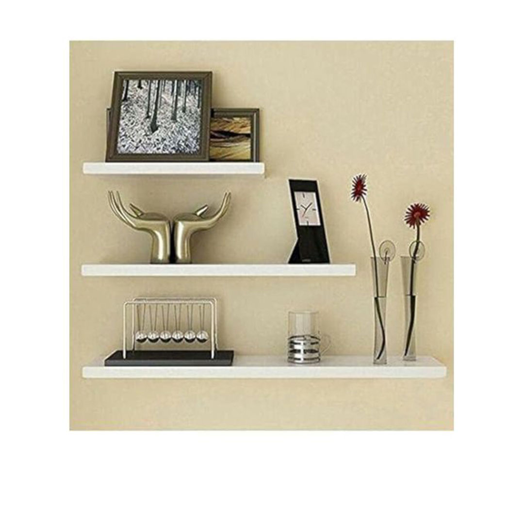 رف معلق على الحائط - أبيض - 13 سم