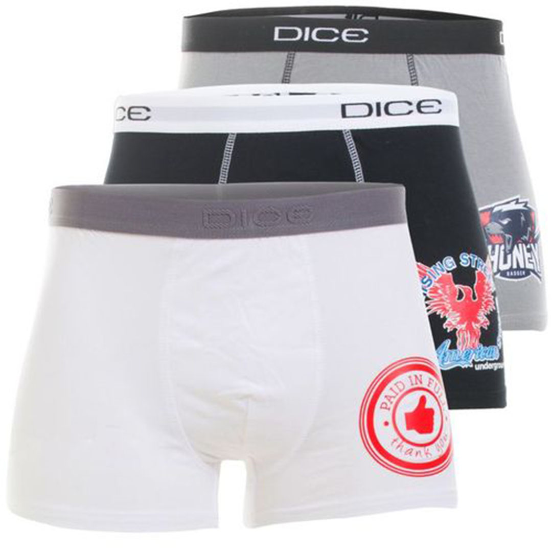 بوكسر للرجال مطبوع - 3 قطع