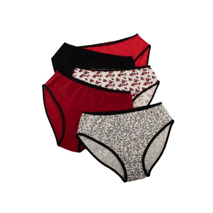 بانتي حريمي مطبوع - 5 قطع