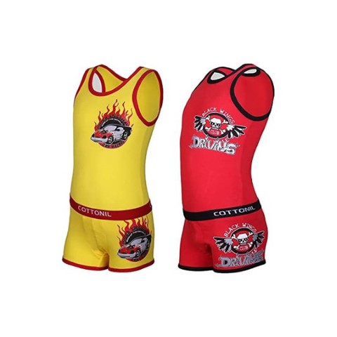 طقم فانلة و بوكسر أولادي - 2 قطعة