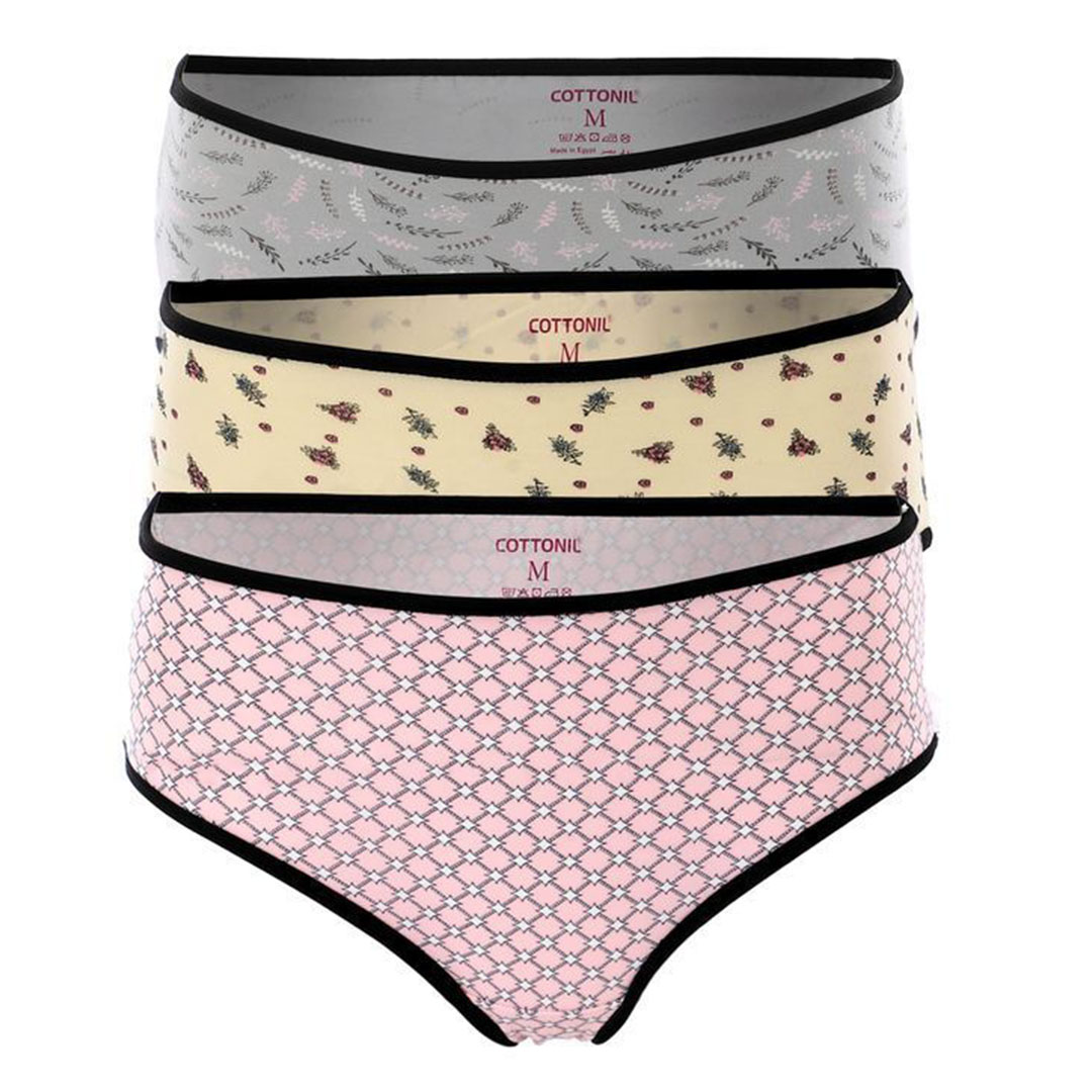 بانتي ميدي حريمي مطبوع - 3 قطع