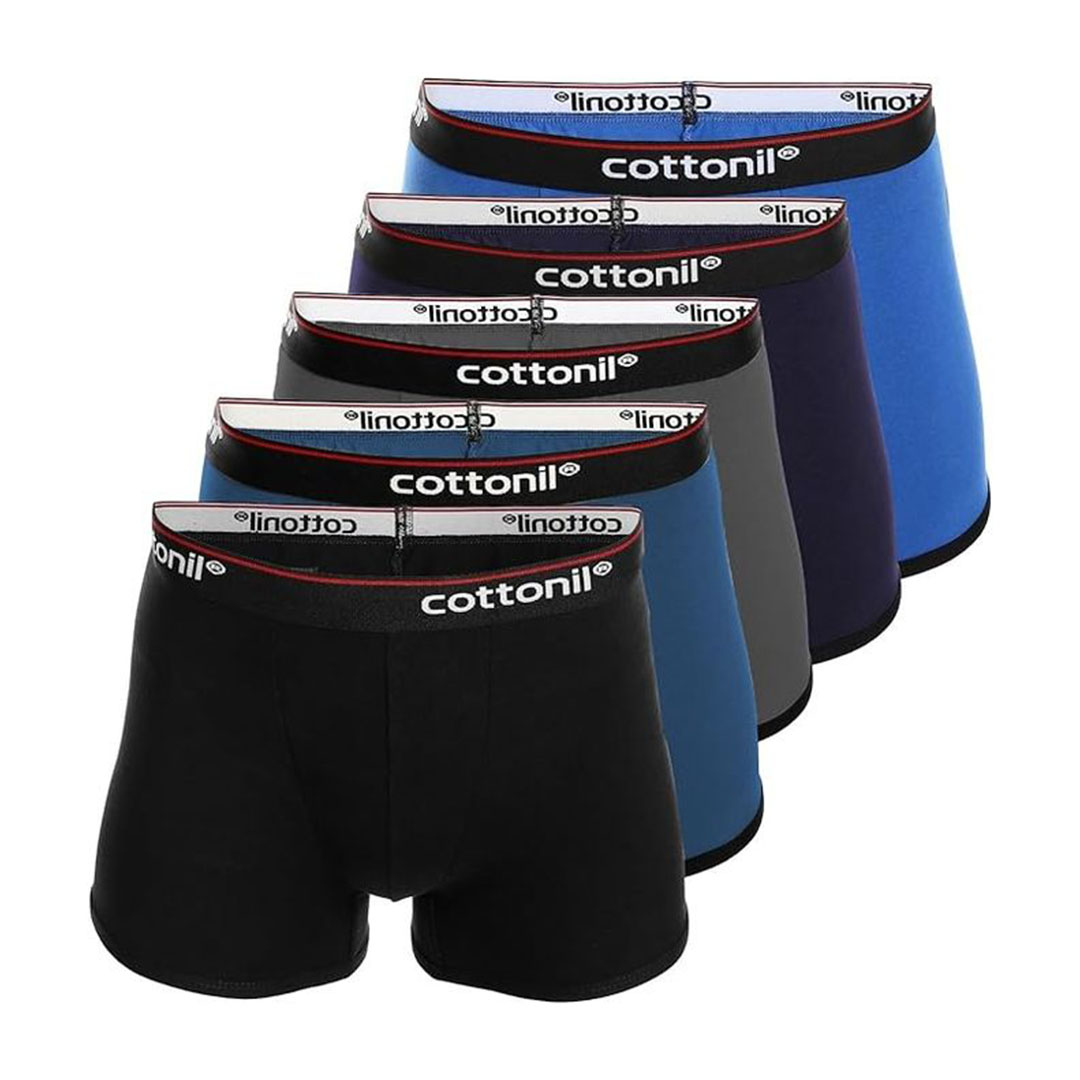 بوكسر رجالى سادة - 5 قطع