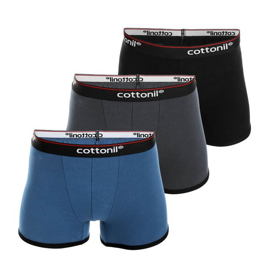 بوكسر ساده رجالي - 3 قطع