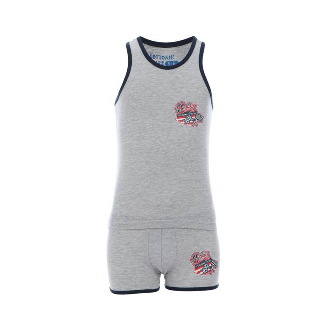 طقم فانلة و بوكسر أولادي - 2 قطعة