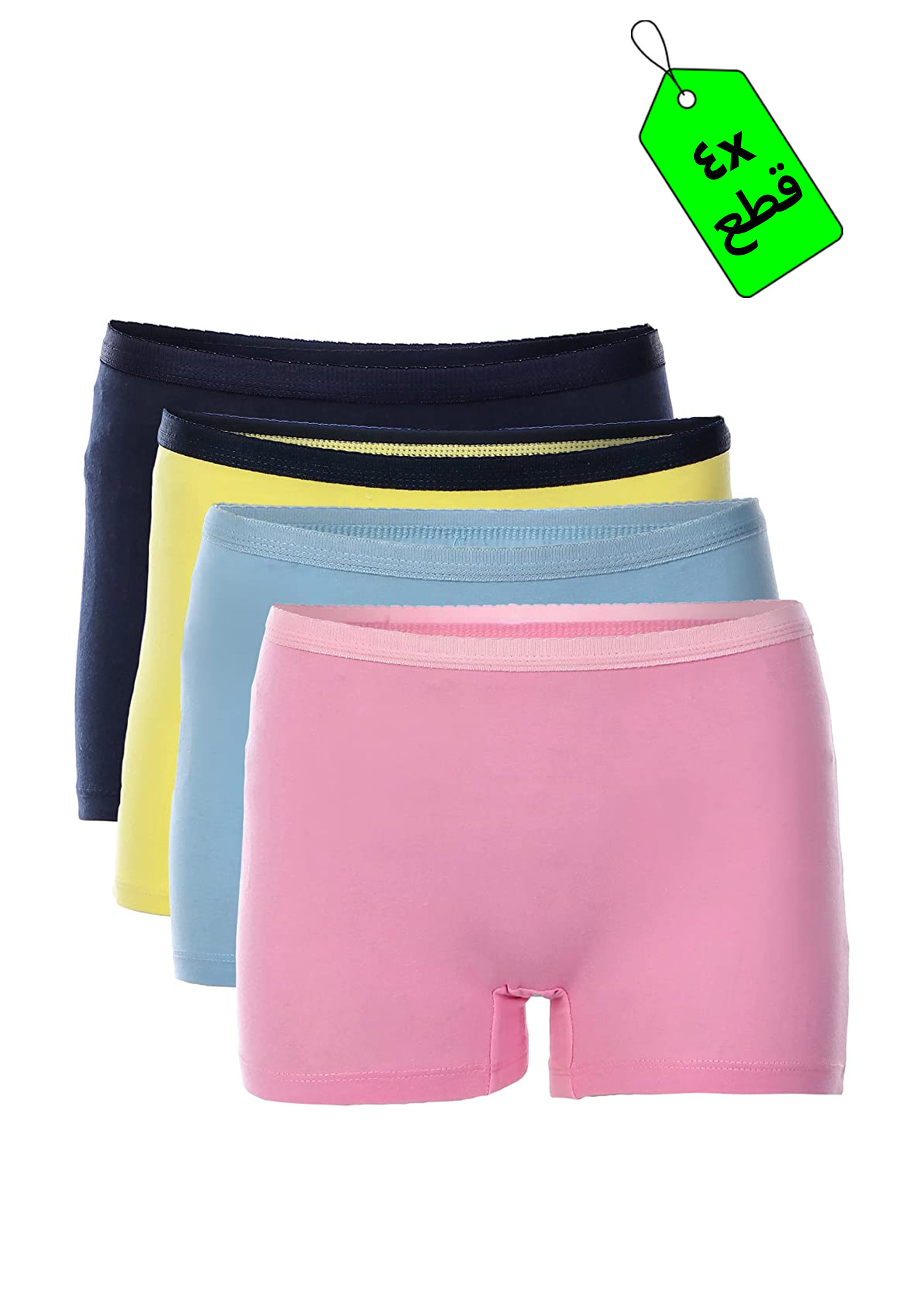 بانتي هوت شورت ألوان - 4 قطع