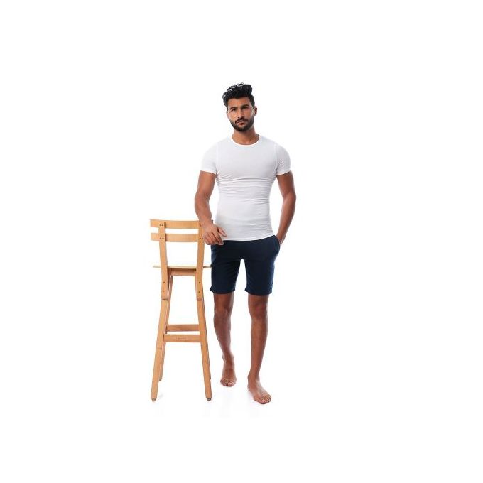 أندر شيرت نص كم رجالي - 4 قطع