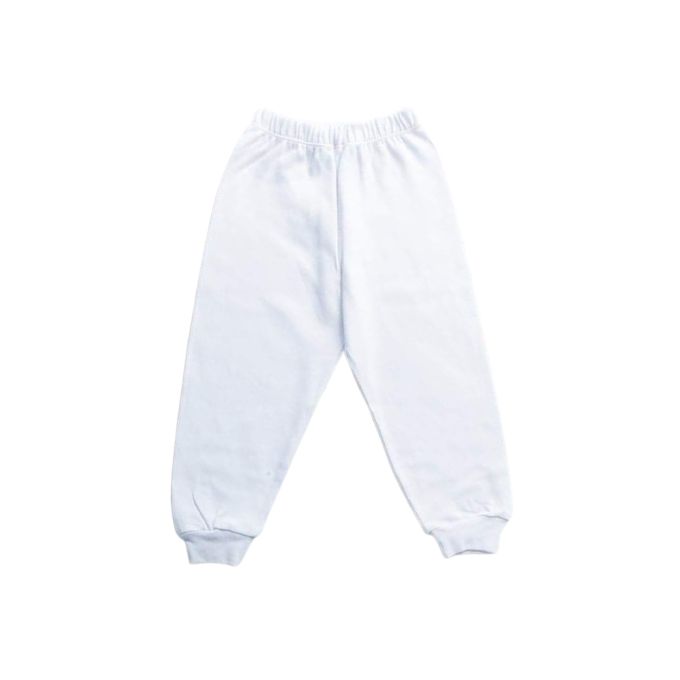 4 بنطلون بيبى ساده - أبيض