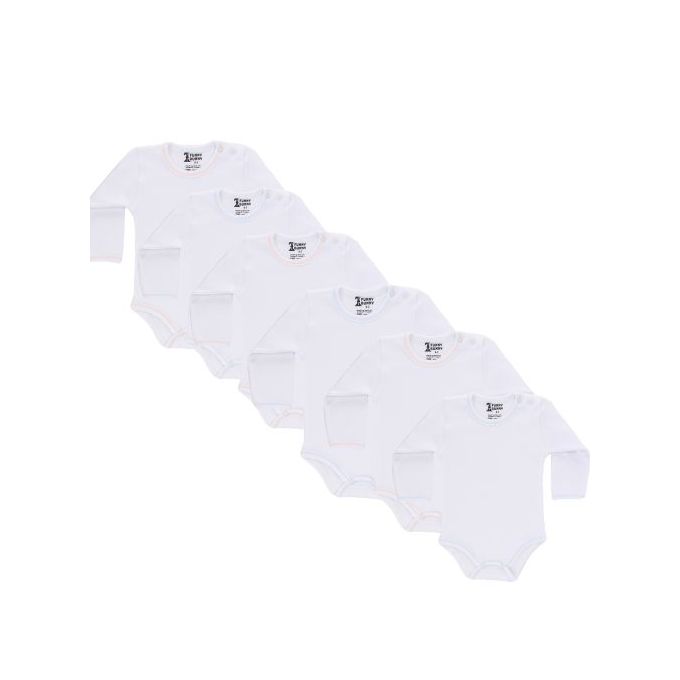 سالوبيت أبيض كم للبيبى - 6 قطع