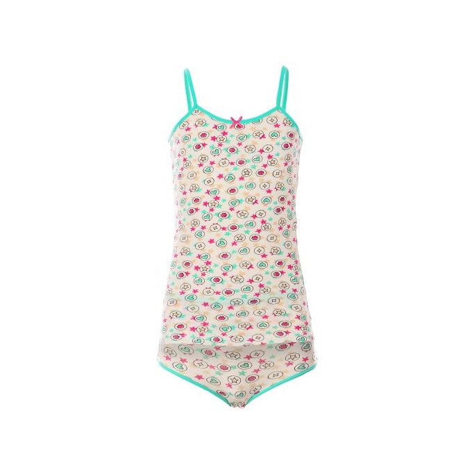 فانلة حماله رفيعه وبانتي بناتي - 3 قطع