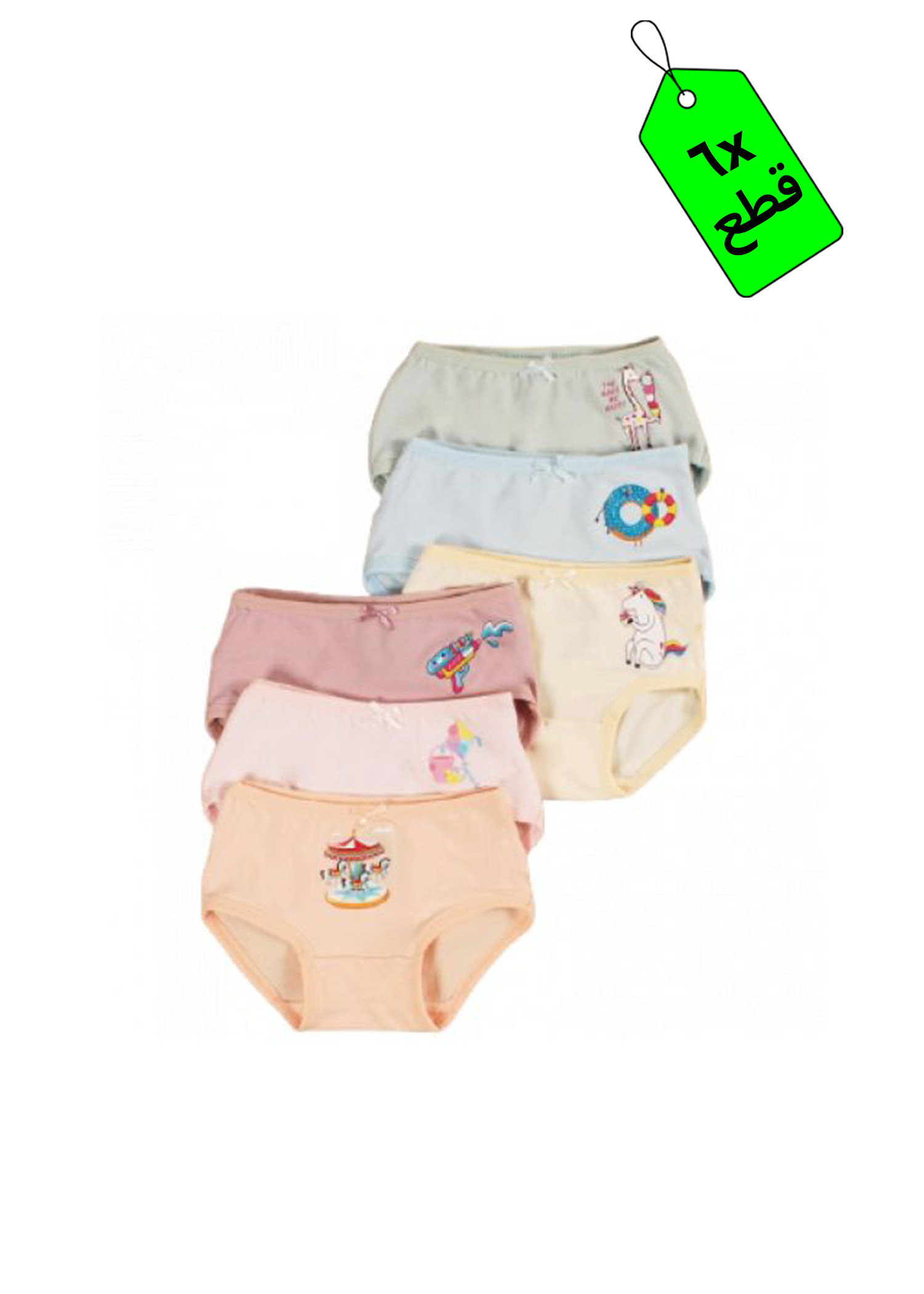 بانتي بناتي برسومات - 6 قطع