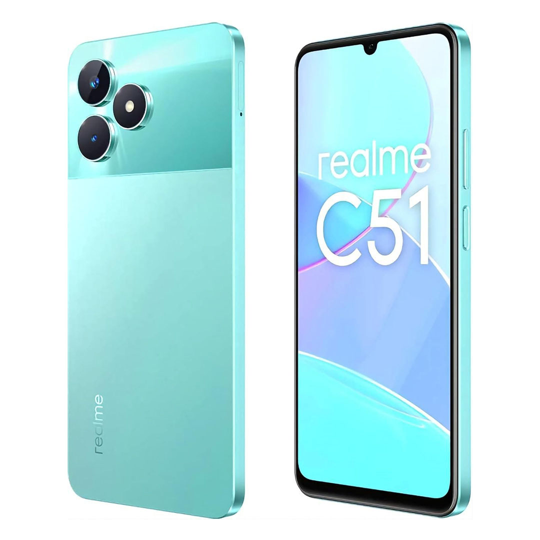 ريلمي C51 موبايل - 256/6 جيجا - شريحتين - 4G - أخضر