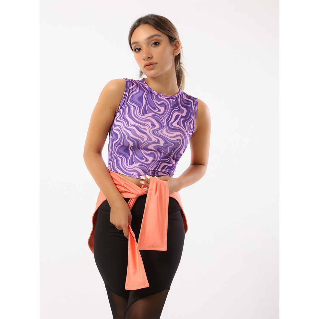 غطاء رياضي للوسط حريمي - صغير - سيمون