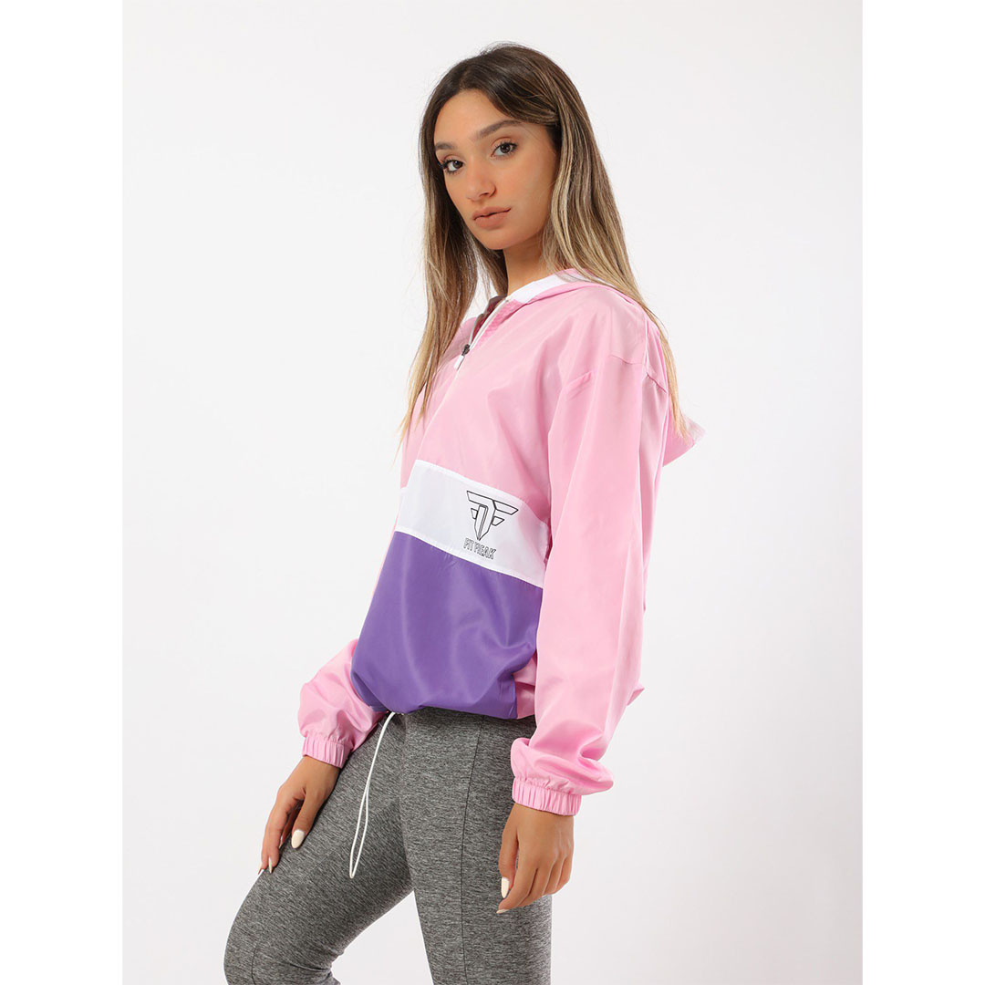 هودي رياضي حريمي - بينك/موف