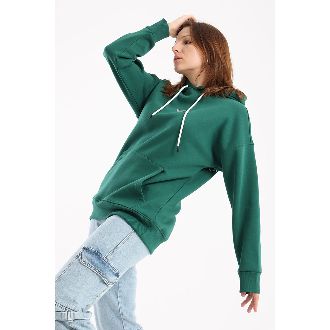 هودي رياضي حريمي - أخضر