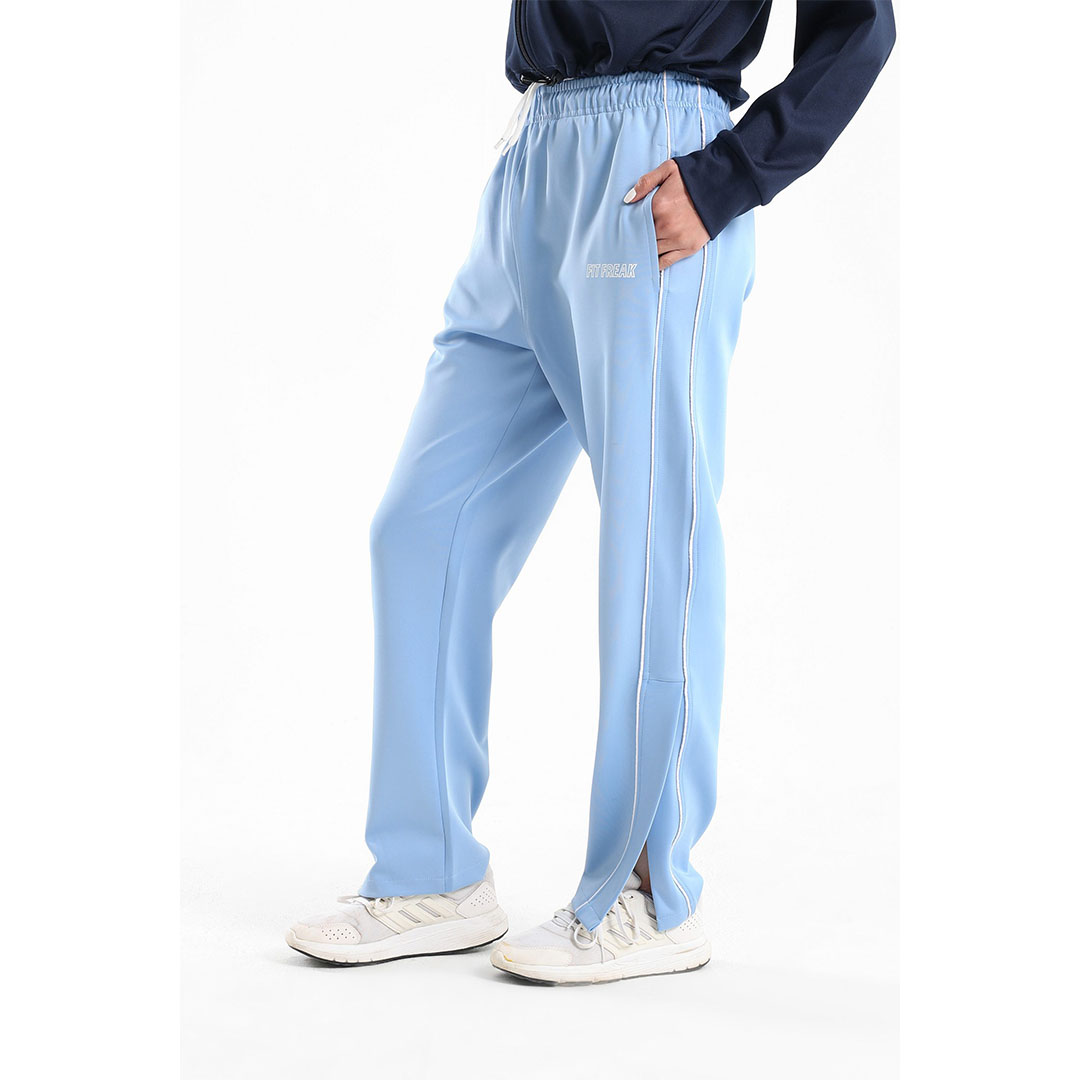 بنطلون رياضي بفتحة حريمي - لبني