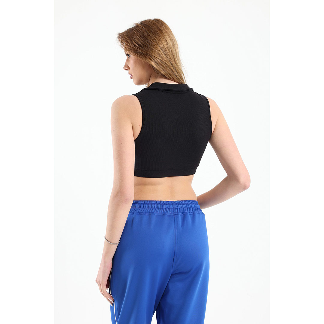 كروب توب حريمي - أسود