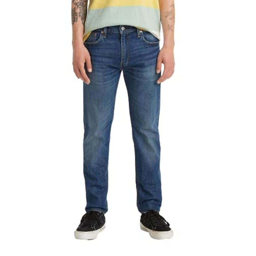 Levi's بنطلون جينز رجالي بقصة ضيقة 512 - أزرق - 28833-0731