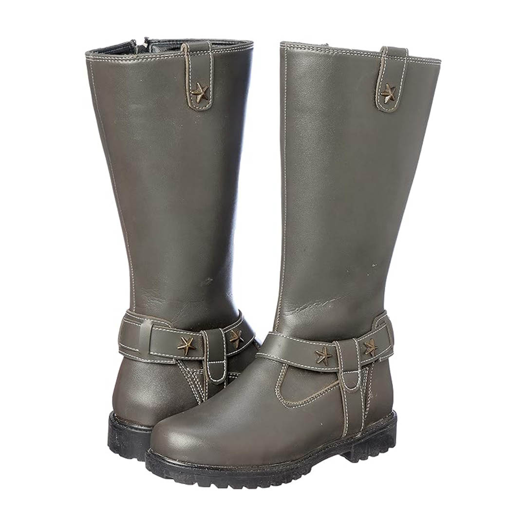 4123039-4 بوت بناتي كاجوال - رمادي