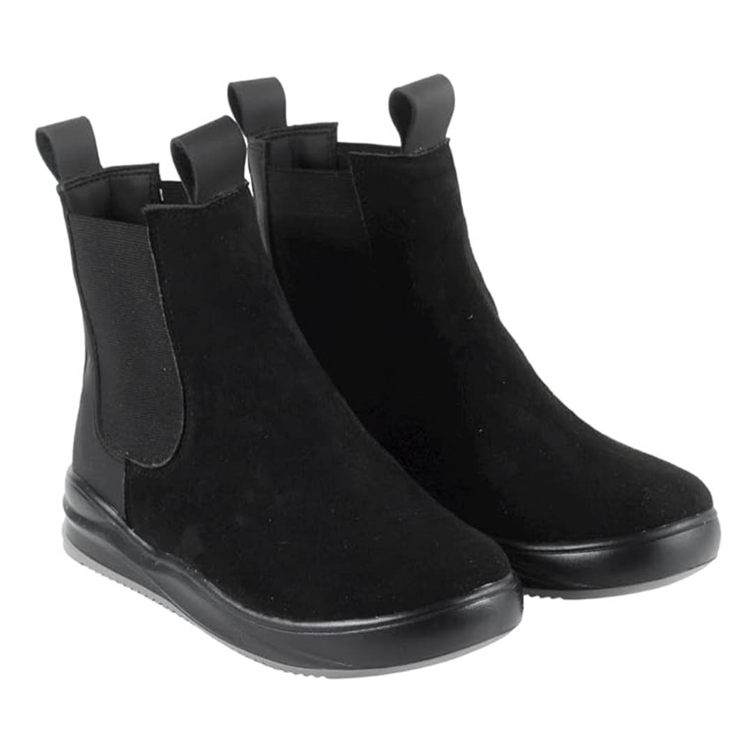 WIN23-13011 هاف بوت بناتي كاجوال - أسود