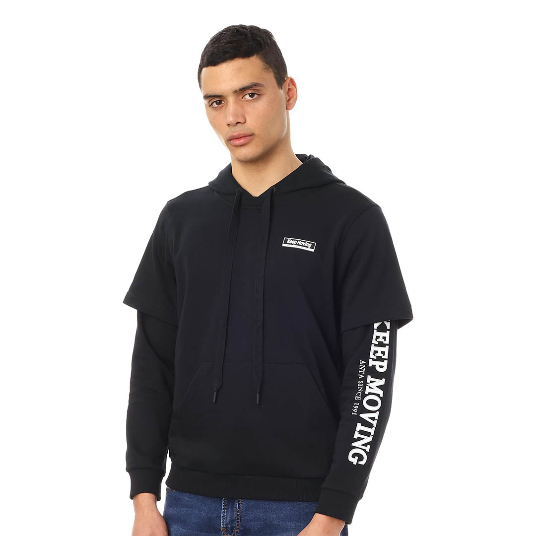 85937727-3 سويت شيرت رجالي - أسود