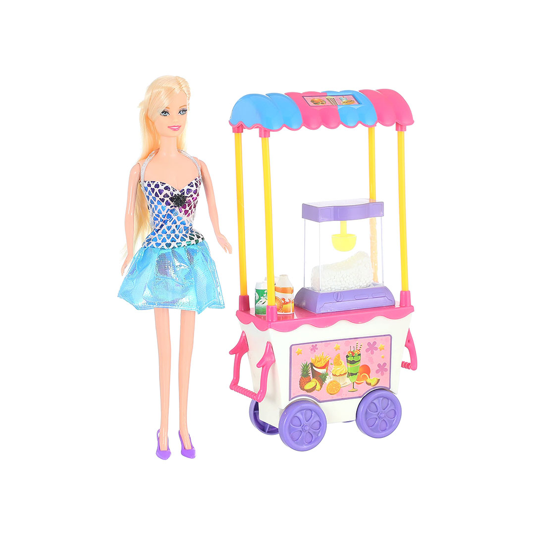 لعبة عروسة صانعة للفشار للبنات