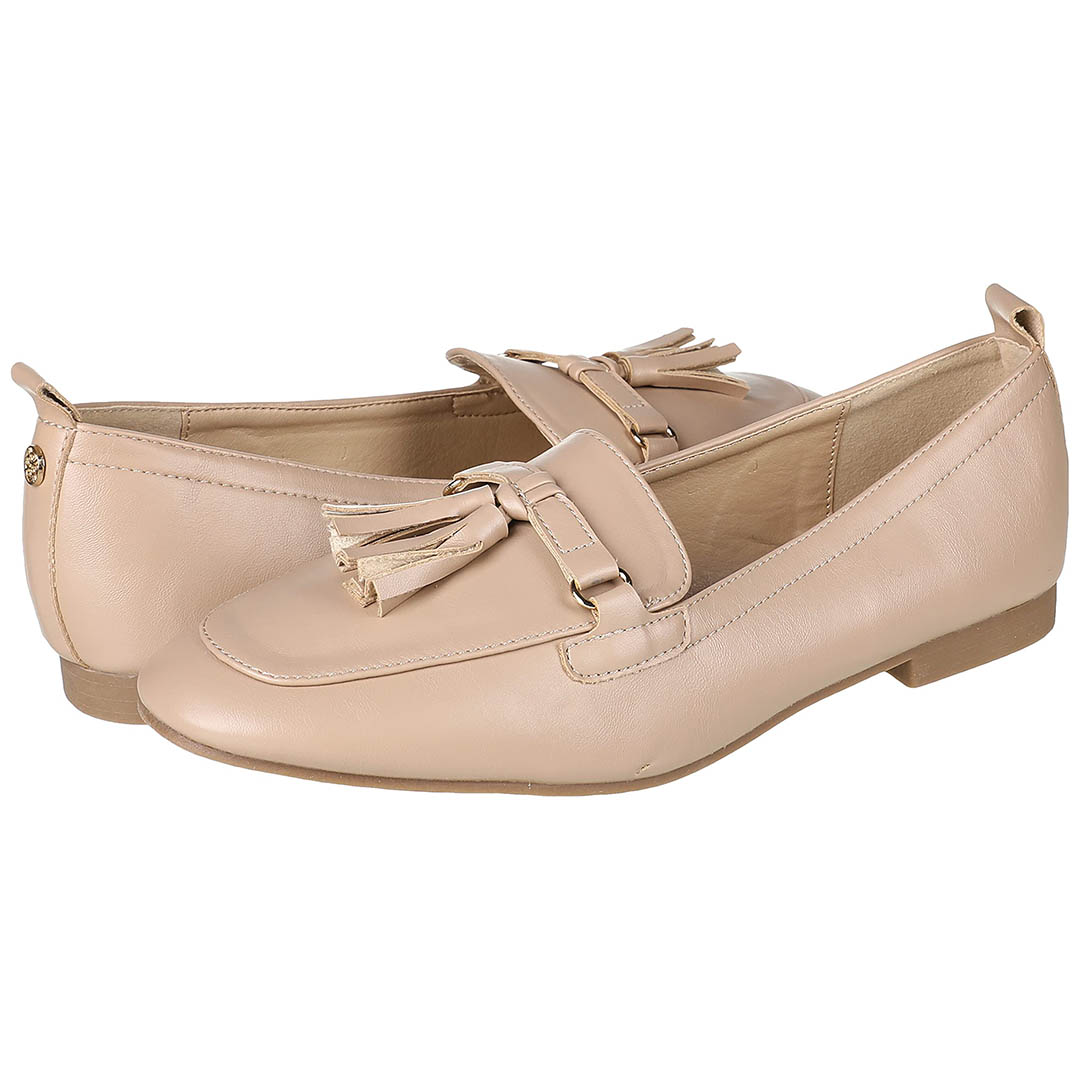 GER DJTT 020 جزمة حريمي كاجوال - بيج