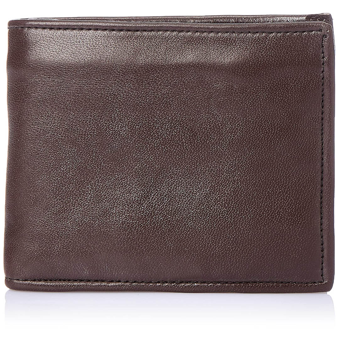 محفظة جلد رجالي - بني