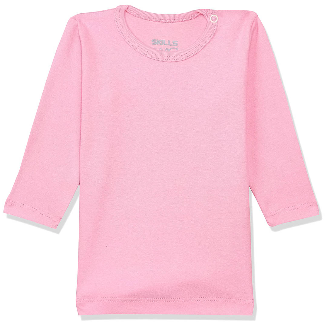 تي شيرت داخلي بكم طويل - بينك