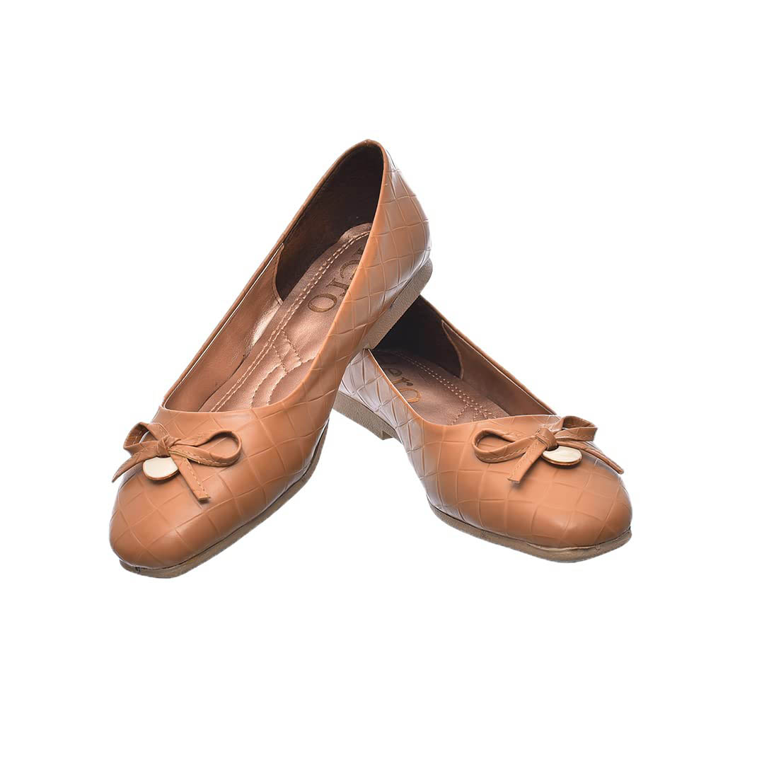 15180 جزمة باليرينا حريمي - بني