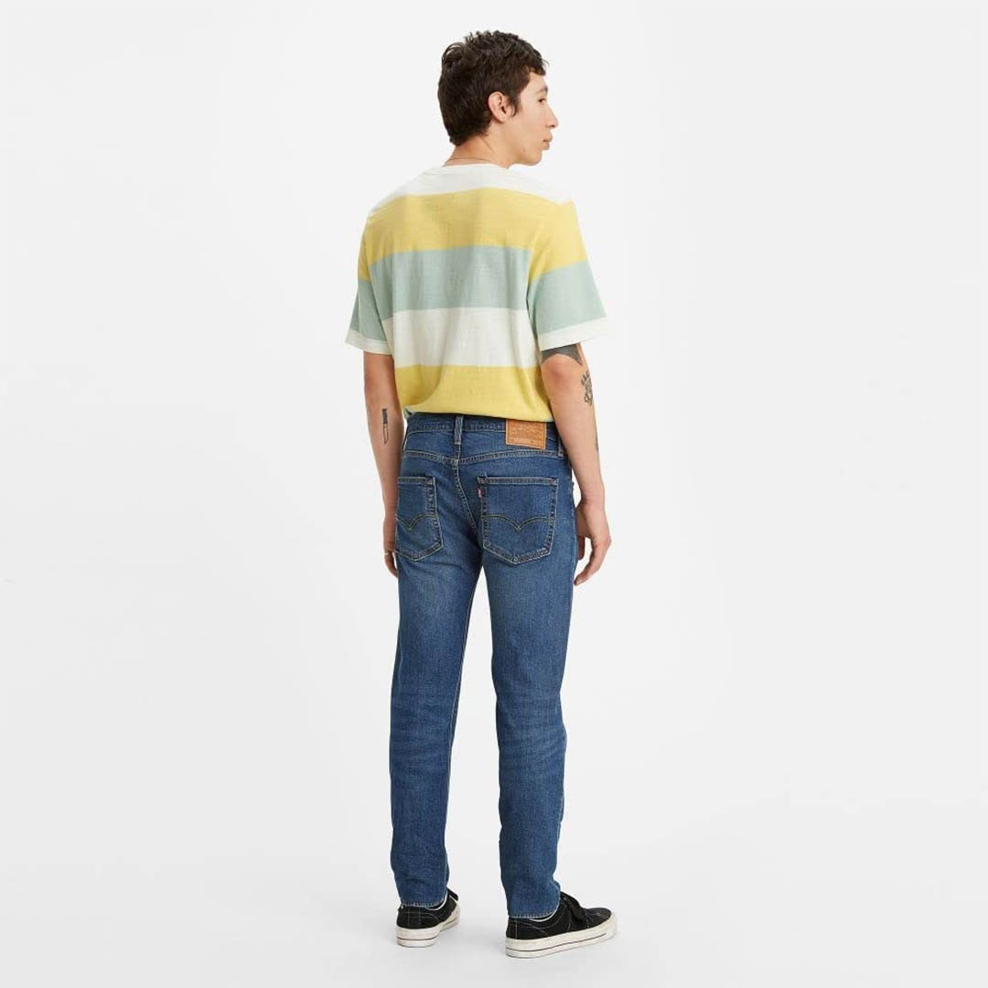 Levi's بنطلون جينز رجالي بقصة ضيقة 512 - أزرق - 28833-0731