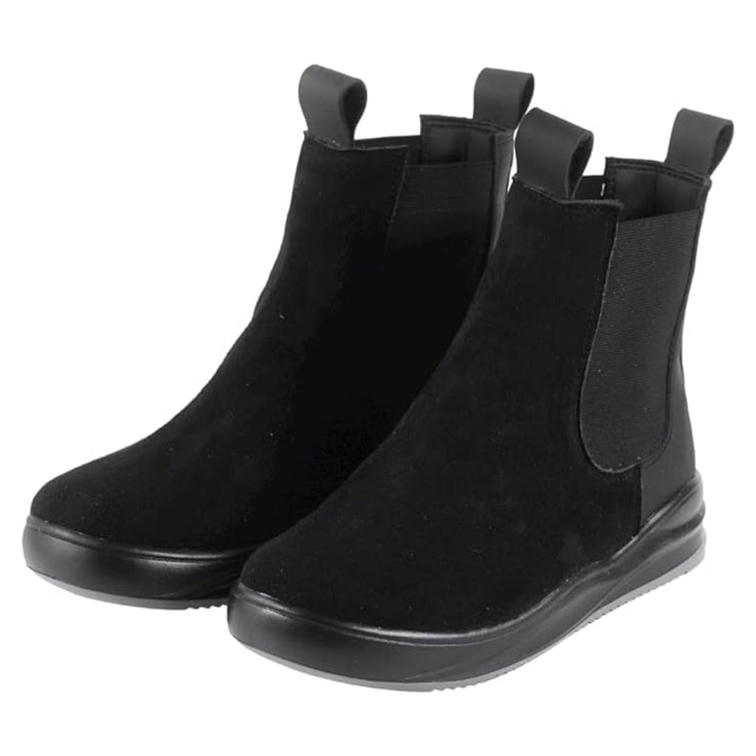 WIN23-13011 هاف بوت بناتي كاجوال - أسود