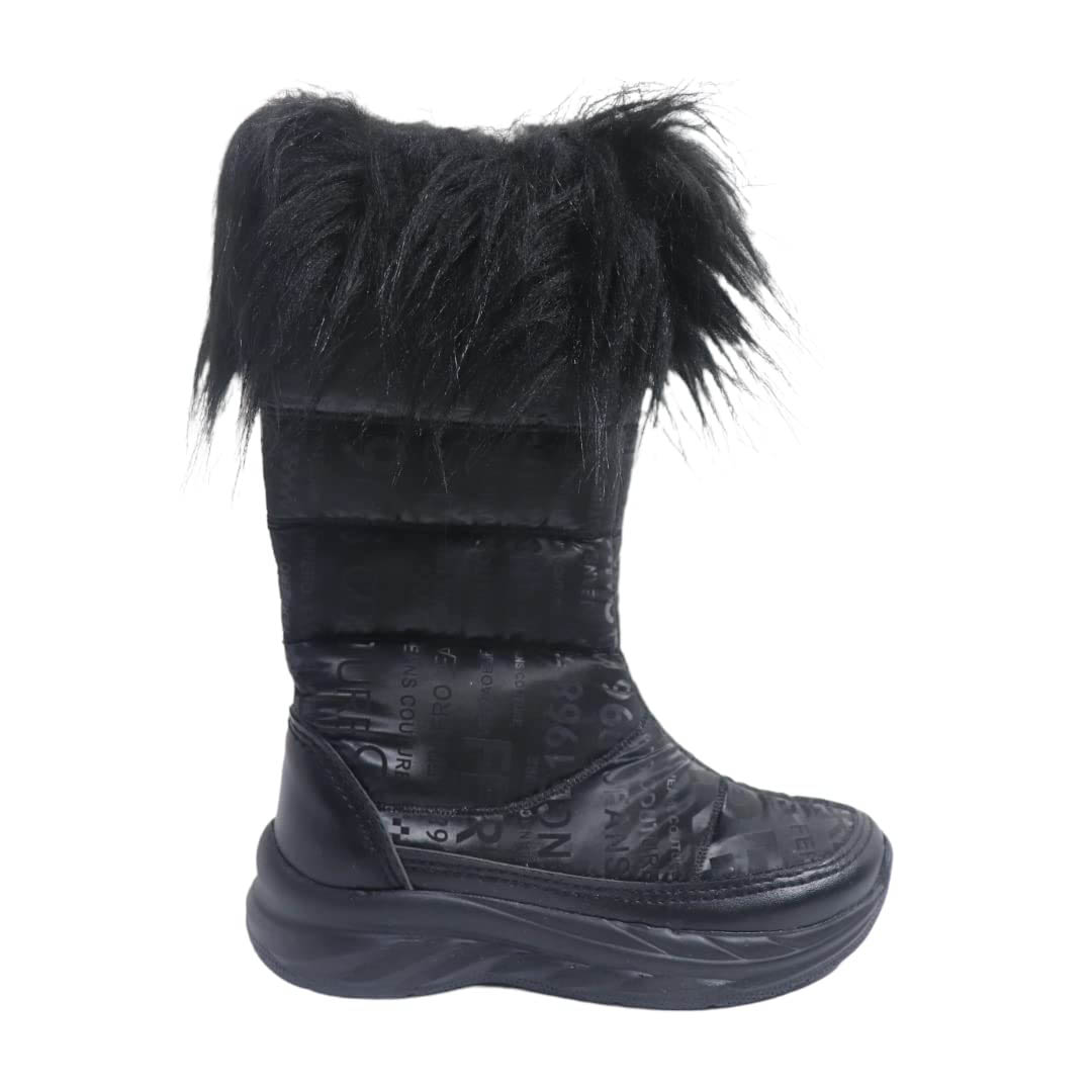 6000-30 هاف بوت بناتي- أسود