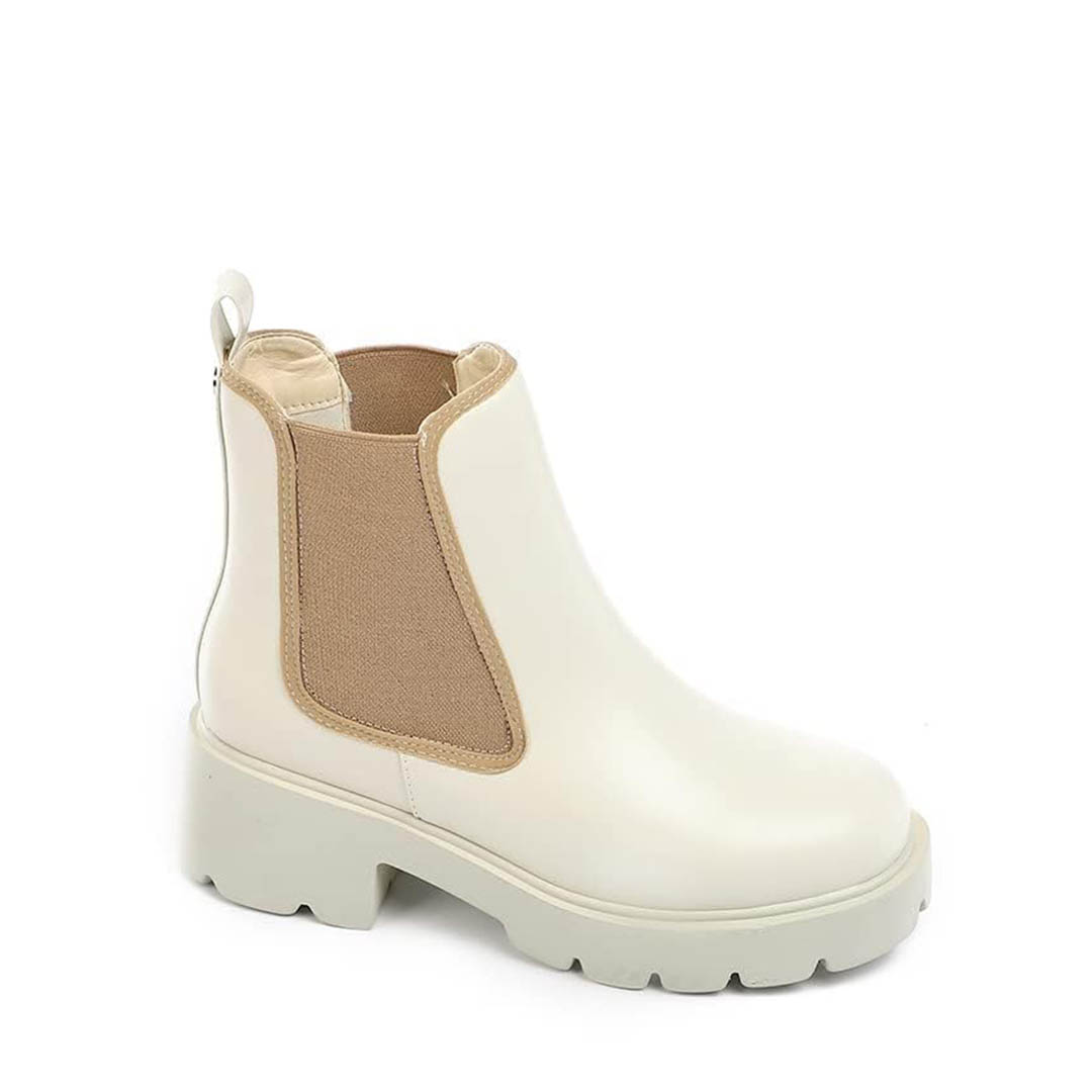 SUN-DVTH-005 هاف بوت حريمي - أبيض