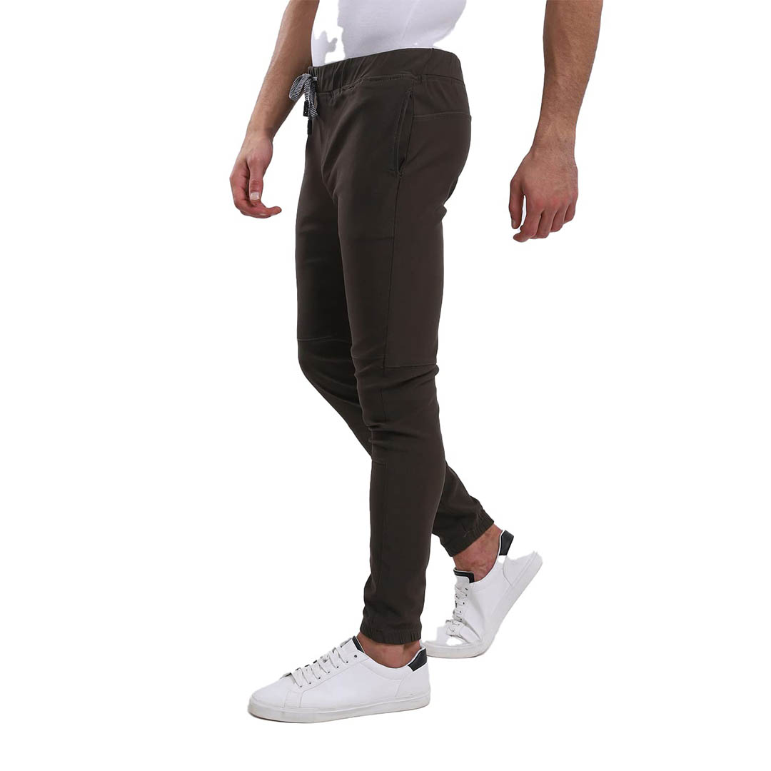 WR1185S21 بنطلون جبردين رجالي - زيتي