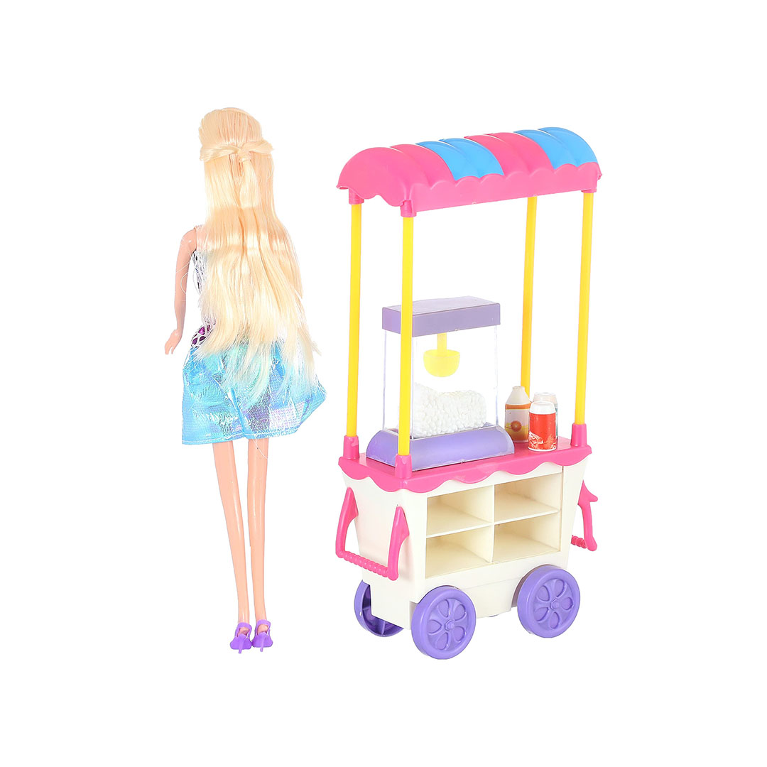 لعبة عروسة صانعة للفشار للبنات