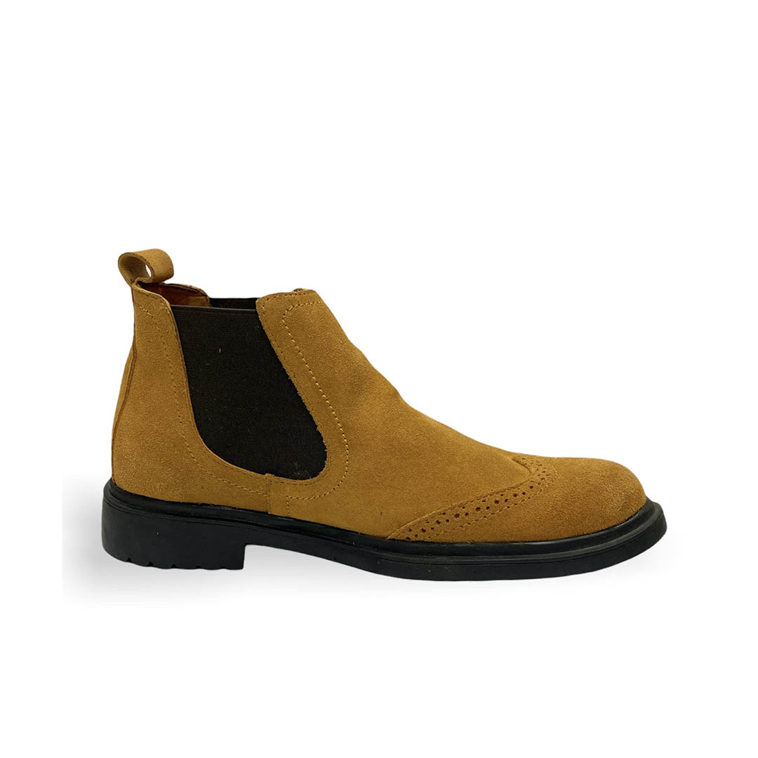 HH80300-1 هاف بوت رجالي كاجوال - بيج