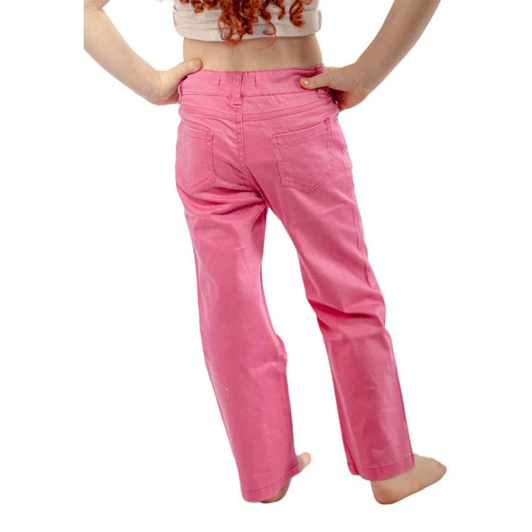 61613 بنطلون بناتي كاجوال - بينك