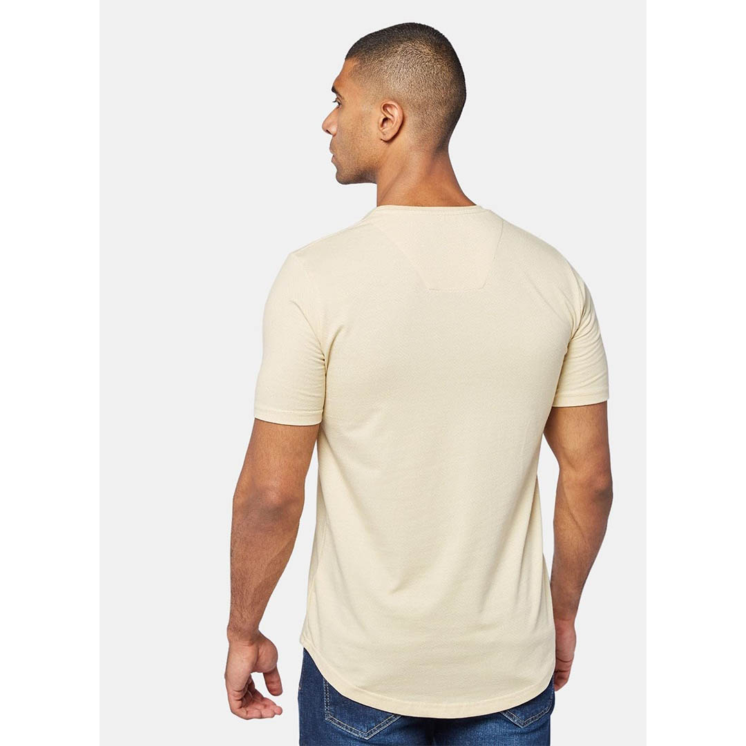 1000273 تي شيرت رجالي نص كم - أصفر