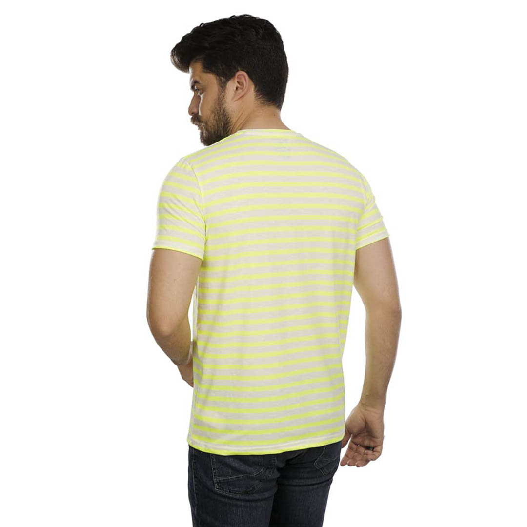 1000175 تي شيرت رجالي نص كم - ليموني