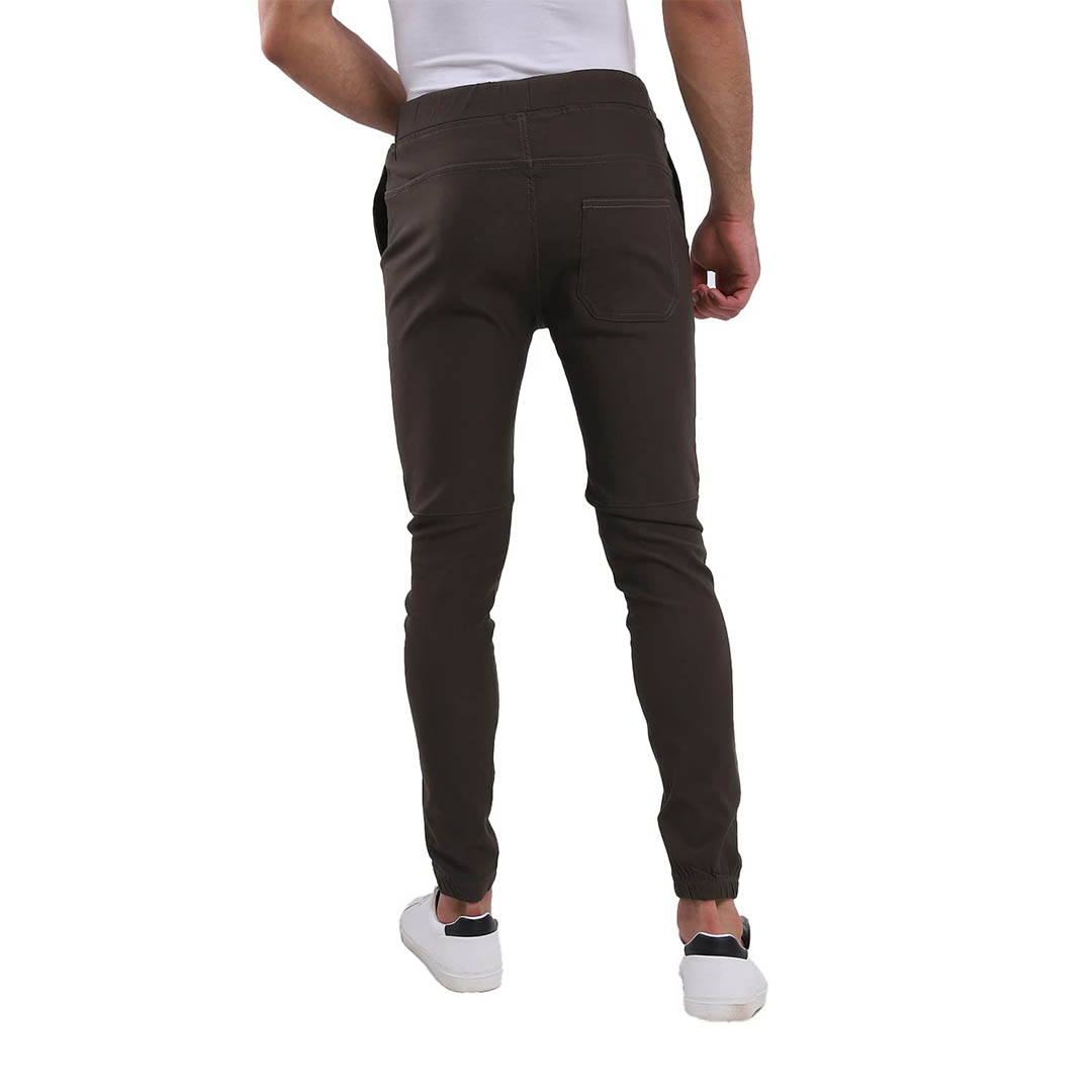 WR1185S21 بنطلون جبردين رجالي - زيتي