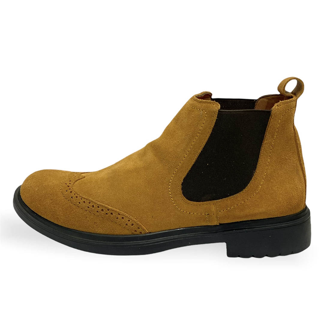 HH80300-1 هاف بوت رجالي كاجوال - بيج