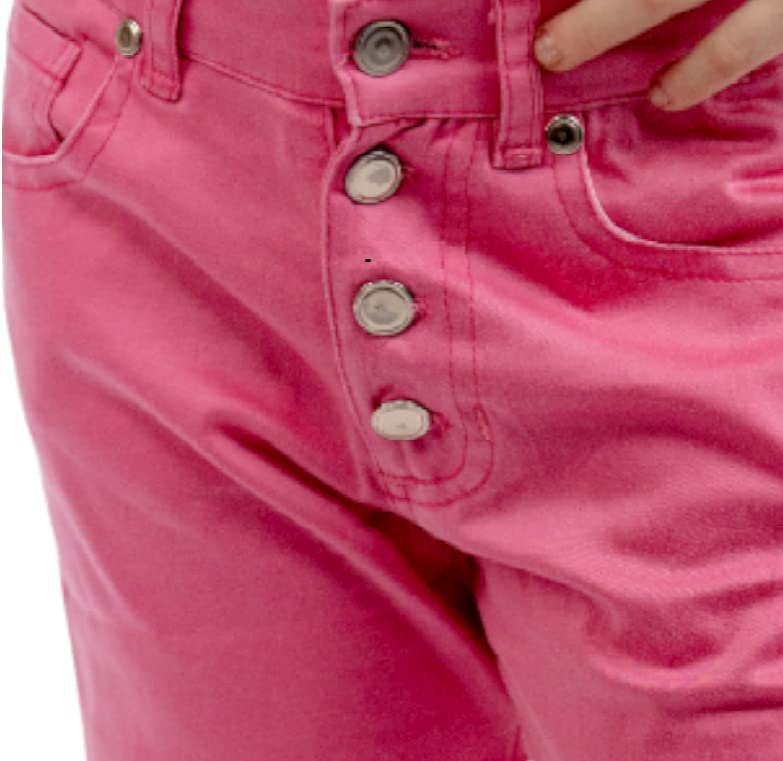 61613 بنطلون بناتي كاجوال - بينك