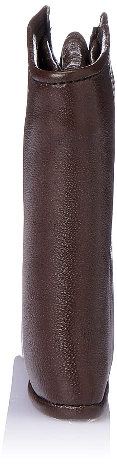 محفظة جلد رجالي - بني