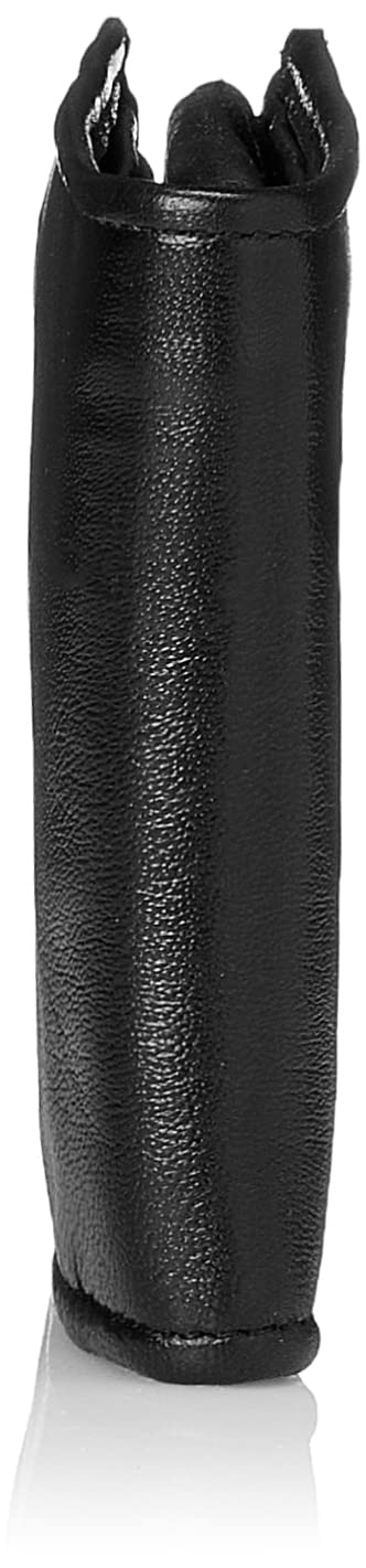 محفظة جلد رجالي - أسود