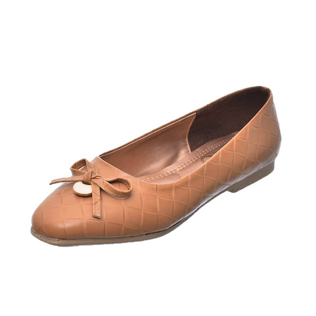 15180 جزمة باليرينا حريمي - بني