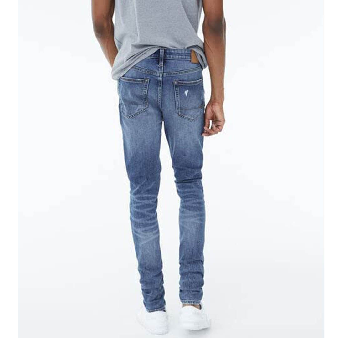 7673F21A بنطلون جينز رجالي - أزرق